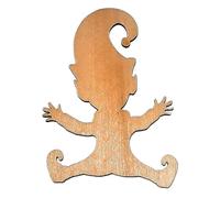 Gnome Stencil Footprints | Christmas Decorations Indoor | Wooden Footprint Stencils for Floors | Christmas Floor Template | Footprint Template, Window Decorations