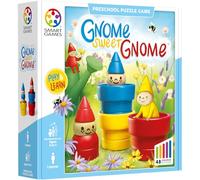 SmartGames - Gnome Sweet Gnome, Wooden Puzzle Game with 48 Challenges, Ages 3 to 7