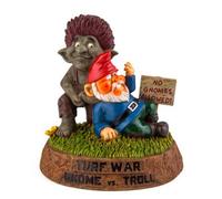 Gnome V Troll Turf War Garden Statue
