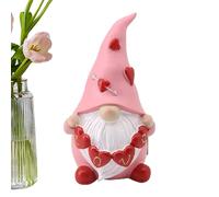 Gnome Valentine Statue, Valentine Gnome Figure, Romantic Statue Gift | Valentine Gnome Decorations Figure, Valentine Love Decoration Sweet Holiday Figures for Chinese New Year Decorati