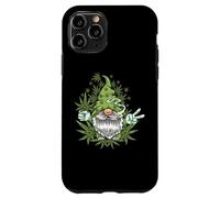 Gnome Weed Peace Sign Cannabis Marijuana Smoker Pot Leaf 420 Case for iPhone 11 Pro