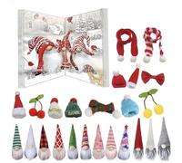 Gnomes Advent Calendars 2025,24pcs Christmas Gnomes Countdown Calendar 2025,Gifts for Kids Women - Gnome Advent Calendar 2025,Collectible Christmas Figures Gnome Decorations