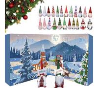Gnomes Advent Calendars 2025, 24pcs Christmas Gnomes Countdown Calendar 2025, Surprise Countdown Calendar Gift (1Pcs*C)