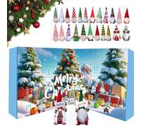 Gnomes Advent Calendars 2025, 24pcs Christmas Gnomes Countdown Calendar 2025, Surprise Countdown Calendar Gift (1Pcs*A)