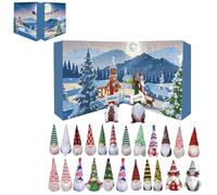 Gnomes Advent Calendars - Christmas Gnomes Advent Calendars 2025, 24-Day Gnomes Countdown Calendars, Gnome Advent Surprise Calendar Decoration for Halloween Christmas Holiday Gifts