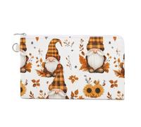 Gnomes Autumn Funny Coin Purse Portable Zipper Change Multifunctional Pouch Bag Gift for Men Women