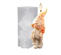 Gnomes Candle Molds Silicone 3D Faceless Doll Crafts Maker Tool