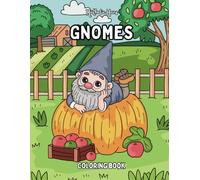 Gnomes Coloring Book: Bold and Easy Coloring Book for Teens and Adults