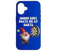 Gnomes Gonk Funny Dartboard Gnome Body Beats Me at Darts Case for iPhone 16