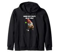 GNOMES GONKS GNOME BODY BEATS ME AT GOLF FUNNY Zip Hoodie