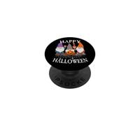 Gnomes Happy Halloween Men Women Couples PopSockets Adhesive PopGrip