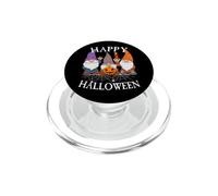 Gnomes Happy Halloween Men Women Couples PopSockets PopGrip for MagSafe