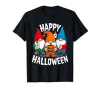Gnomes Happy Halloween Spooky Pumpkin Gnome Lover Men Women T-Shirt