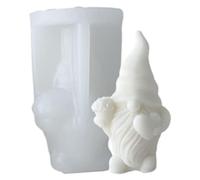 Gnomes Sculpture Molds | 3D DIY Gnome Mold | Gnome Mold Epoxy Dwarf | Gnome Silicone Plaster Moulds | Handmade Resin Wax Mold Gifts for Candle Making DIY Crafts Soap