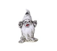 Gnomes-Walking Dead Gnome for Garden Sculptures & Statues Outdoor Decorations for Patio- Garden Gnomes-7 inch (Crawling) 0rnaments (White, 13.3cm)