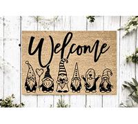 Gnomes Welcome Mat for Gnomes Lovers,Personalized Door Mat,New Home Decor,Welcome Housewarming Gift,Doormat Outdoor 30X18 Inch