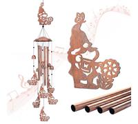 Gnomes Wind Chimes Outdoor Gnomes Gifts for Women/Men/Mom/Wife/Grandma Birthday Gifts Memorial Gift Metal WindChimes for Outside/Indoors, Lawn, Patio, Home, Porch, Yard Decor, Garden Decorations