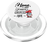 Gnomies Home Is Where My Gnomies Are XMas Christmas Gnome PopSockets PopGrip for MagSafe