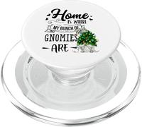 Gnomies Home Is Where My Gnomies Are XMas Christmas Gnome PopSockets PopGrip for MagSafe
