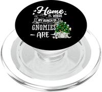 Gnomies Home Is Where My Gnomies Are XMas Christmas Gnome PopSockets PopGrip for MagSafe
