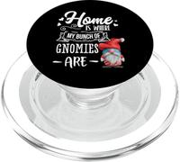 Gnomies Home Is Where My Gnomies Are XMas Christmas Gnome PopSockets PopGrip for MagSafe