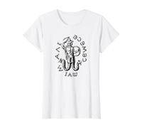 Gnostic Abraxas Stone Gnosticism Symbol Value Graphic T-Shirt, Women, White, XS