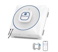 GNOVEL Window Cleaning Robot,Anti-Fall Safety,8000Pa Suction,4 Nozzles Spray System,SLAM 3.0 Path Planning,Edge Detection,App&Remote Control,Automatic Window Cleaner for High-Rise Windows,Glass,Mirror