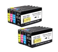 GNOVIATL 5-Pack 953XL 952XL 954XL Ink Cartridges Compatible With Officejet Pro Printers 7720 7730 7740 8210 8218 8710 8715 8718 8720 8730 8740(4Color 2set)