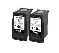 GNOVIATL Compatible Ink Cartridge PG140 CL141 Pg140 Cl141 Compatible with MG2580 MG2400 MG2500 IP2880 MG3610 Printers Works With Select(2 Black)