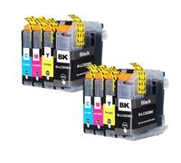 GNOVIATL Compatible LC201 LC203 XL Ink Cartridge Compatible with MFC J460DW J480DW J485DW J680DW J880DW J885DW J5520DW Printers Works Like(2 Set)