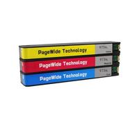GNOVIATL Compatible With 973X 973XL Full Ink Cartridges For PageWide Pro 352dw 377dw 452dn 452dw 477dn 477dw 552dw 577z 577dw P55250dw P57750dw(3 PCS - C M Y)
