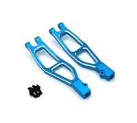 GNOVIATL Metal Upgrade Front Upper Swing Arm Compatible with FS 1/8 Tank Compatible With Sharks Thunder RC Car Parts(Blue)