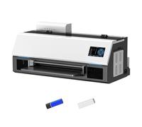GNOVIATL Universal DTF Printer Compatible With L805 XP600 Works With A3 A4 Sizes Direct To Film Printing Machine Compatible with T-shirt Hoodies(Package 4)
