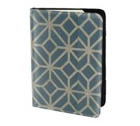 GNQPWEE Leather Passport Holder Cover Case Coral Coloured Patterns Print Eco-Friendly Genuine Leather Travel Essentials