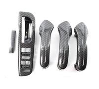 Gnshdg Car Internal Door Handle Front Rear Left Right Door Grab Handle for VW for Bora for Golf 4 MK4 for Jetta 1999-2004 Carbon Fiber Style 3B1867171E Interior Door Armrest(Carbon Fiber)
