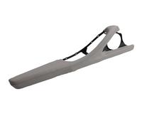 Gnshdg Car Internal Door Handle LHD RHD Interior Door Handle Armrest Genuine Leather Outer Frame Bracket Inner Door Panel Pull for BMW 5 Series F10 F11 Interior Door Armrest Handle(Grey)