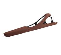 Gnshdg Car Internal Door Handle LHD RHD Interior Door Handle Armrest Genuine Leather Outer Frame Bracket Inner Door Panel Pull for BMW 5 Series F10 F11 Interior Door Armrest Handle(Red Brown)