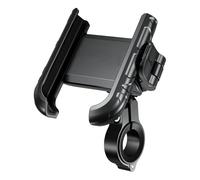 Gnshdg Motorcycle GPS Bracket Motorcycle Phone Holder Adjustable Phone Width Quick Lock For 5.4-7.2 Inch GPS Navigation Bracket(Handblebar)