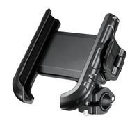 Gnshdg Motorcycle GPS Bracket Motorcycle Phone Holder Adjustable Phone Width Quick Lock For 5.4-7.2 Inch GPS Navigation Bracket(Rearview Mirror Rod)