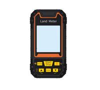 GNSS Acreage Meter, Handheld Land Area Measurer with Large Color Display for Farming, Automatic Field Length Calculator, Black