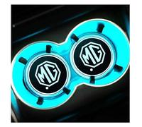 GNTHERF 2PCS Car Cup Coasters,for MG HS Trophy 2024 Shockproof Anti-Slip Silicone Heat Insulation Auto Insert Drink Holder Coaster Accessories