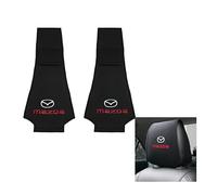 GNTHERF 2Pcs Car Headrest Cover,for Mazda 3/6/2/5/8/CX-4 /CX-5/CX-30/CX-3 /CX-7 /Atez/Encore Personalized Seat Face Mask Car Head Rest Cover Protector Breathable for Most Cars
