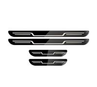 GNTHERF 4Pcs Car Door Sill Protector Stickers, for BYD Seal U DM-i 2023 2024 2025 Anti-scratch Welcome Pedal Protector Inner Accessories