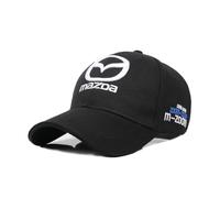 GNTHERF Car Baseball Caps, for Mazda 3/6/2/5/8/CX-4 /CX-5/CX-30/CX-3 /CX-7 /Atez/Encore Unisex Adjustable Cotton Cap Team Flat Casual Trucket Lightweight Summer Sun Hat