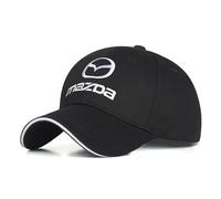 GNTHERF Car Baseball Caps, for Mazda 3/6/2/5/8/CX-4 /CX-5/CX-30/CX-3 /CX-7 /Atez/Encore Unisex Adjustable Cotton Cap Team Flat Casual Trucket Lightweight Summer Sun Hat,B
