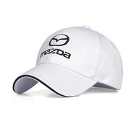 GNTHERF Car Baseball Caps, for Mazda 3/6/2/5/8/CX-4 /CX-5/CX-30/CX-3 /CX-7 /Atez/Encore Unisex Adjustable Cotton Cap Team Flat Casual Trucket Lightweight Summer Sun Hat,A