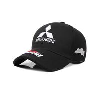 GNTHERF Car Baseball Caps, for Mitsubishi ASX Attrage Colt Eclipse eK X i-MiEV L200 Unisex Adjustable Cotton Cap Team Flat Casual Trucket Lightweight Summer Sun Hat,B
