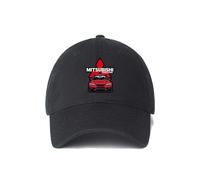GNTHERF Car Baseball Caps, for Mitsubishi Mirage C4 ES LE Carbonite Edition SE Unisex Adjustable Cotton Cap Team Flat Casual Trucket Lightweight Summer Sun Hat,C