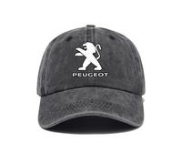 GNTHERF Car Baseball Caps, for Peugeot 607 807 1007 2008 3008 4007 4008 Unisex Adjustable Cotton Cap Team Flat Casual Trucket Lightweight Summer Sun Hat,C