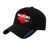 GNTHERF Car Baseball Caps, for Suzuki Jimny SX4 Swift Vitara Solio Livio Unisex Adjustable Cotton Cap Team Flat Casual Trucket Lightweight Summer Sun Hat,B